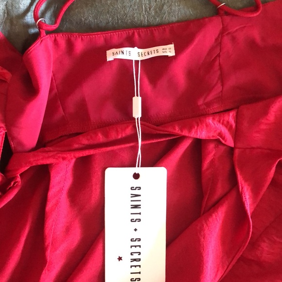 Saints + Secrets Queen Status Wrap Dress - Picture 2 of 2